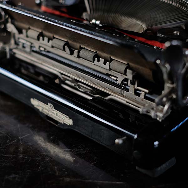 REMINGTON 5 typewriter ink ribbon replaced