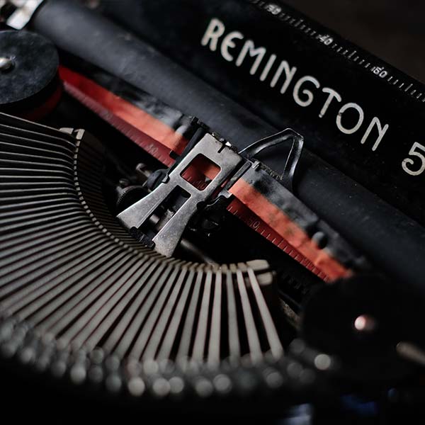 REMINGTON 5 typewriter ink ribbon replaced