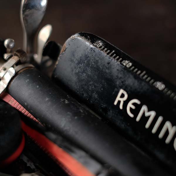 REMINGTON 5 typewriter ink ribbon replaced