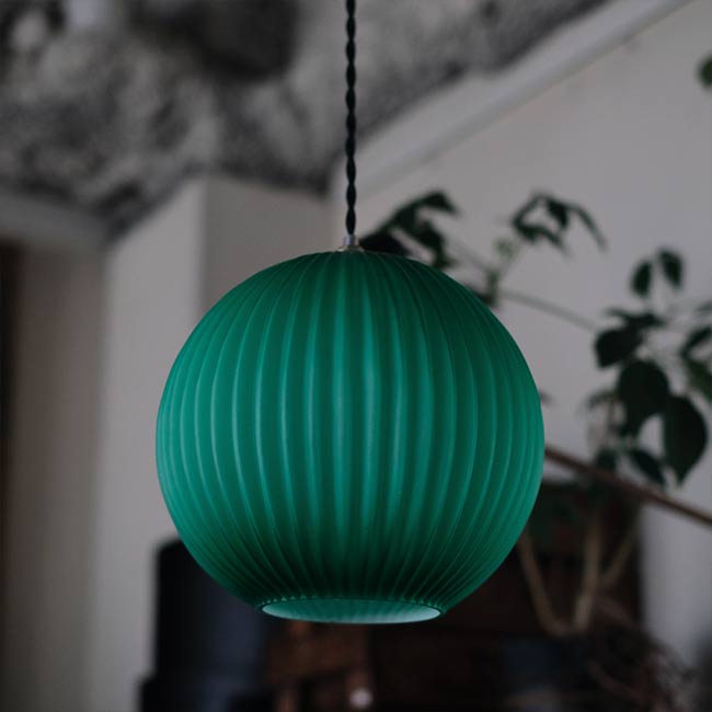 レトロなグリーンのペンダントライト – zakka store towi