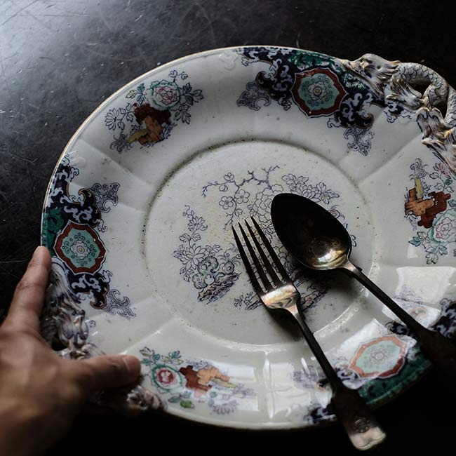 Ridgway & Morley 大皿