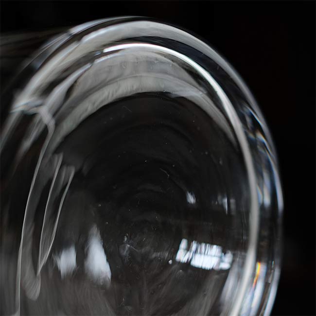Round glass aquarium φ17.7cm