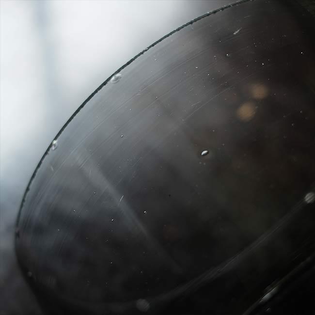 Round glass aquarium φ30cm