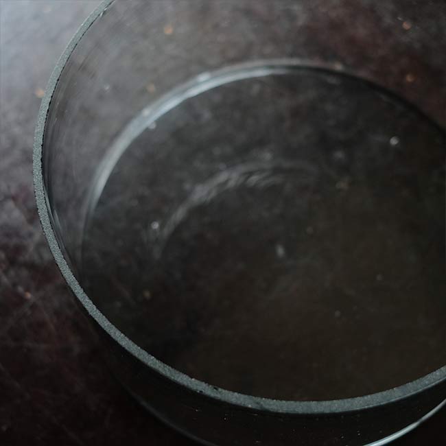 Round glass aquarium φ30cm