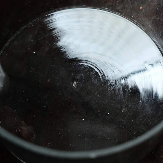Round glass aquarium φ30cm