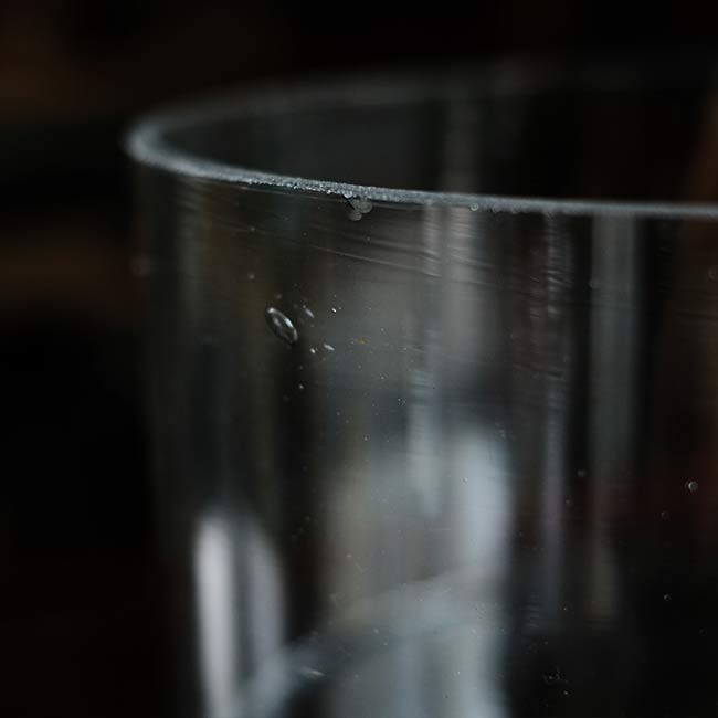 Round glass aquarium φ30cm