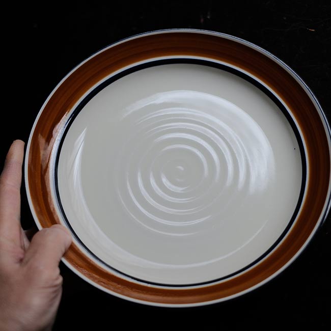 SANGO Deep Rimmed Plate φ23.5cm