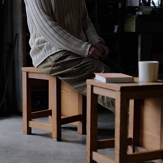 図工室の椅子