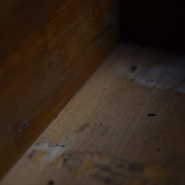 Showa era wooden box