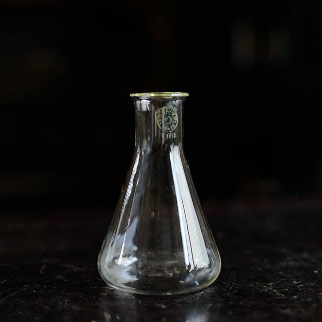 Old Erlenmeyer flask