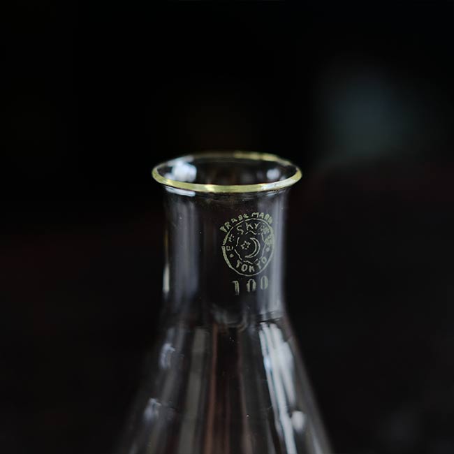Old Erlenmeyer flask