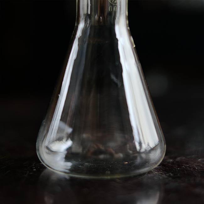 Old Erlenmeyer flask