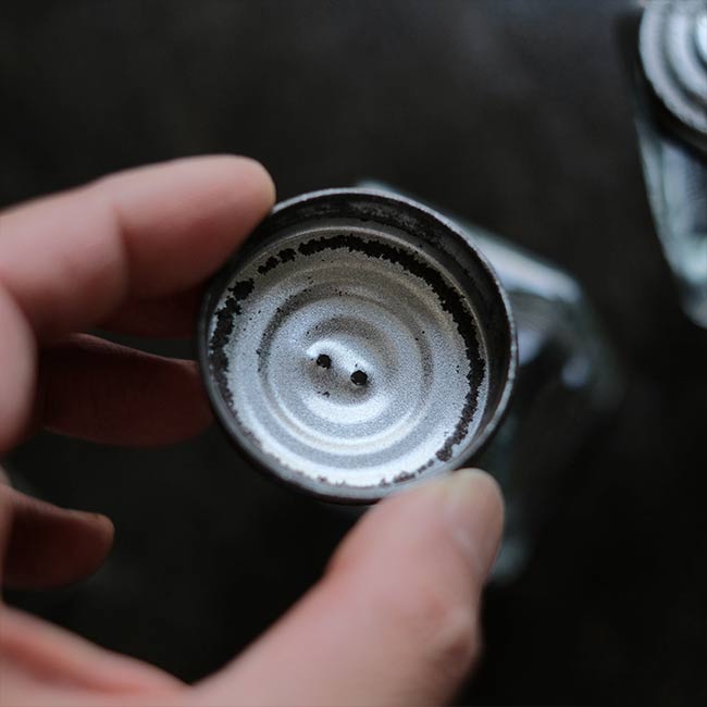 Small glass canisters (sold individually)