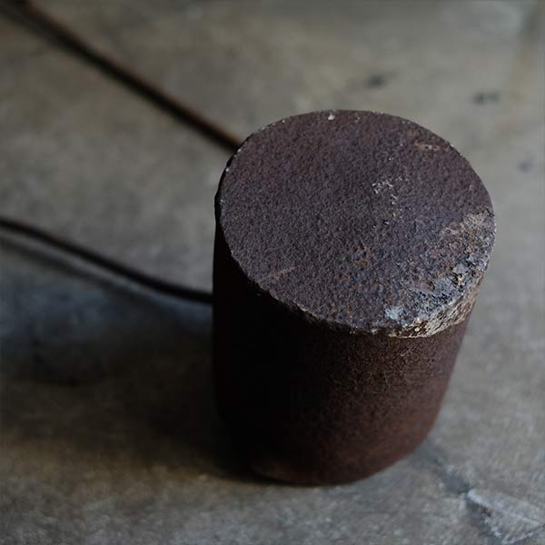 Pouring hot water for casting