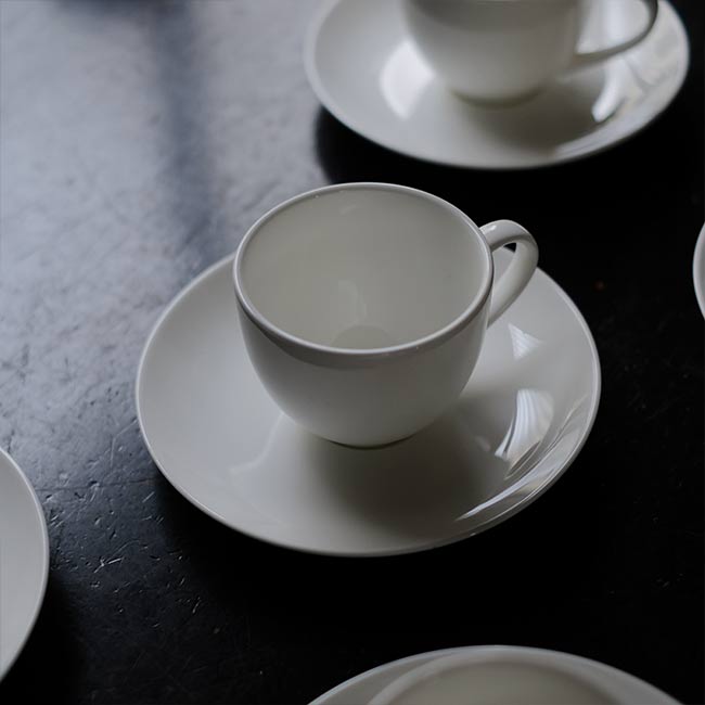 Sori Yanagi bone china cup and saucer