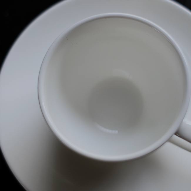 Sori Yanagi bone china cup and saucer