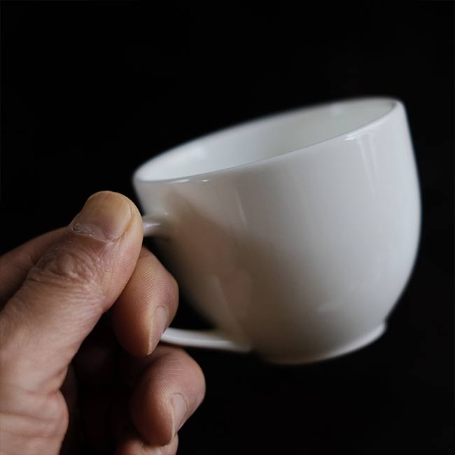 Sori Yanagi bone china cup and saucer