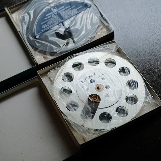 Recording tape case set of 8