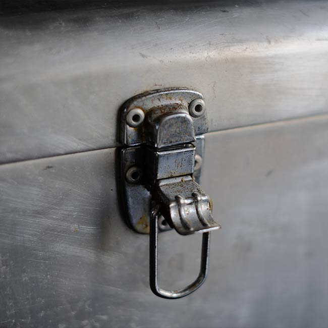 Square aluminum trunk