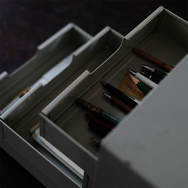 Steel drawer (A4, 5 drawers)