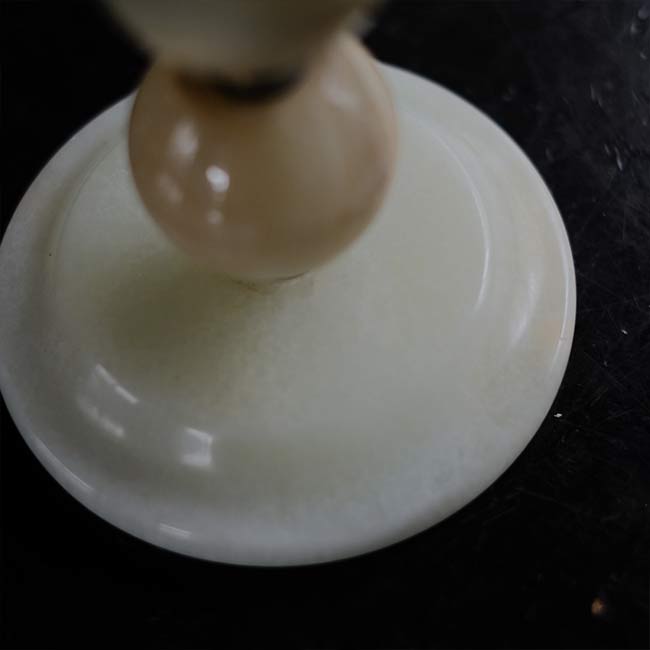 Stone candle holder