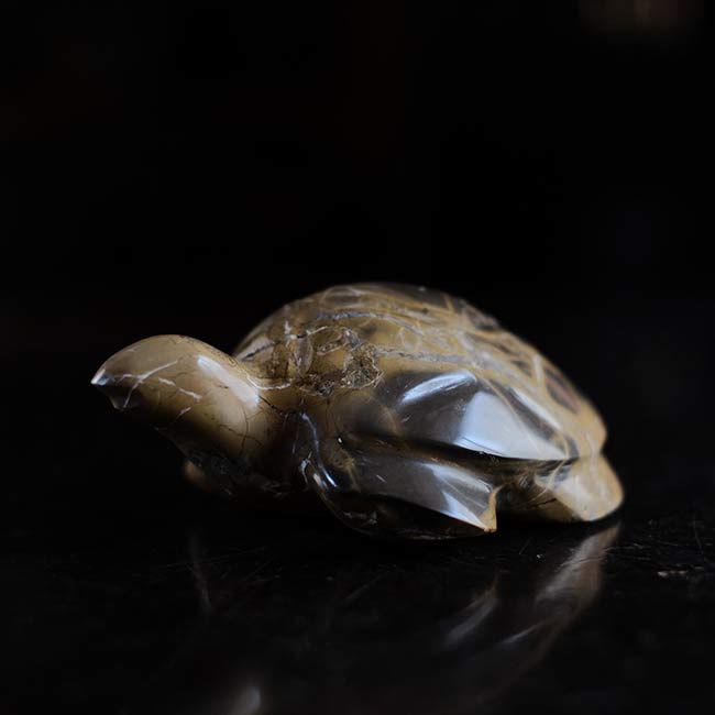 Stone sea turtle