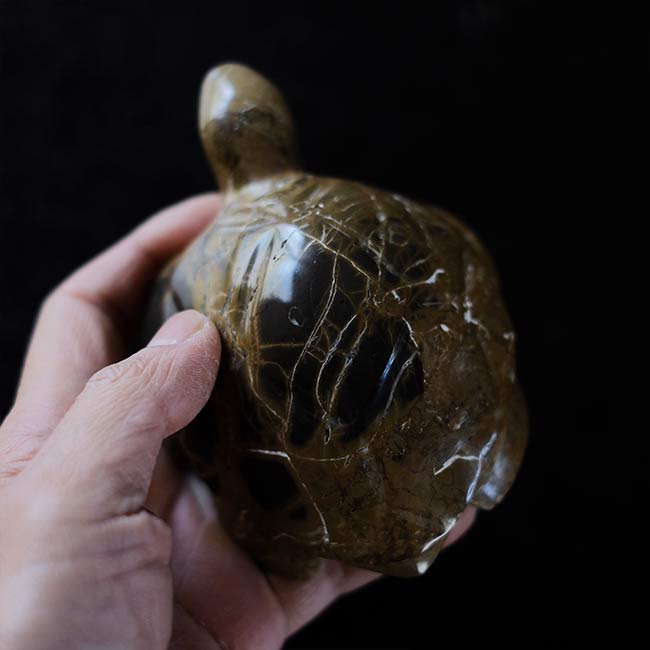 Stone sea turtle