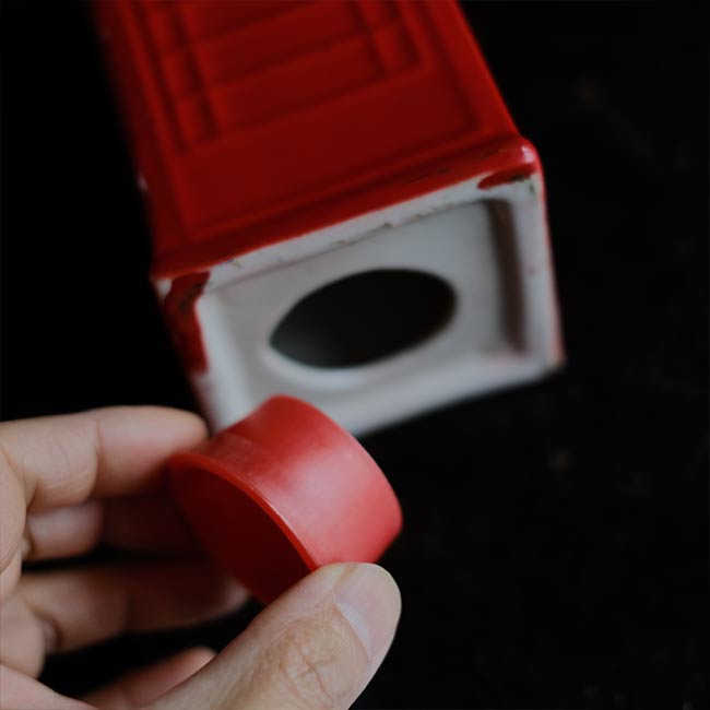Telephone box piggy bank