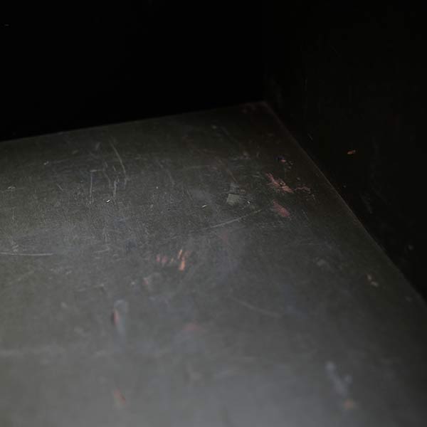 TEXAS TRUNK CO. Military trunk (wooden box) with handwritten lettering