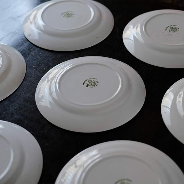 THE IRONSTONE Blue Line Plate φ23cm