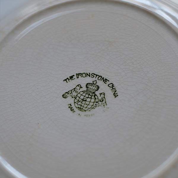 THE IRONSTONE Blue Line Plate φ23cm