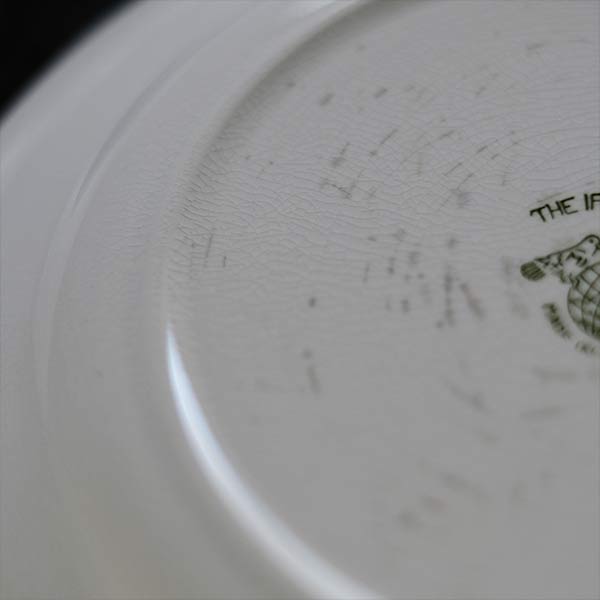 THE IRONSTONE Blue Line Plate φ23cm