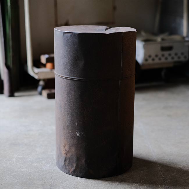 Rusty tin can