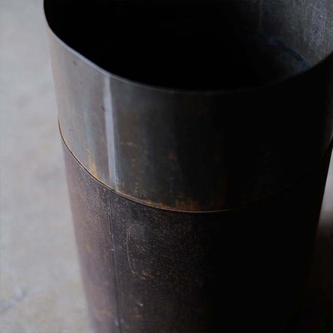 Rusty tin can