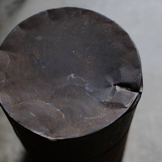 Rusty tin can