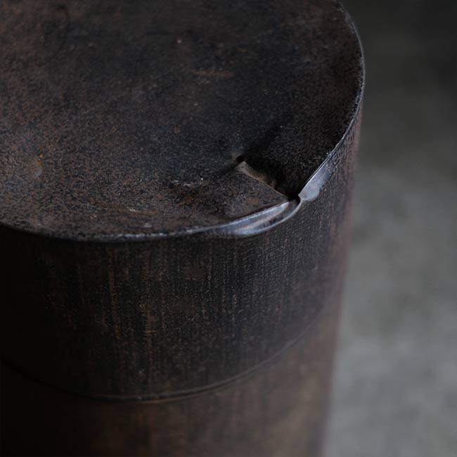 Rusty tin can