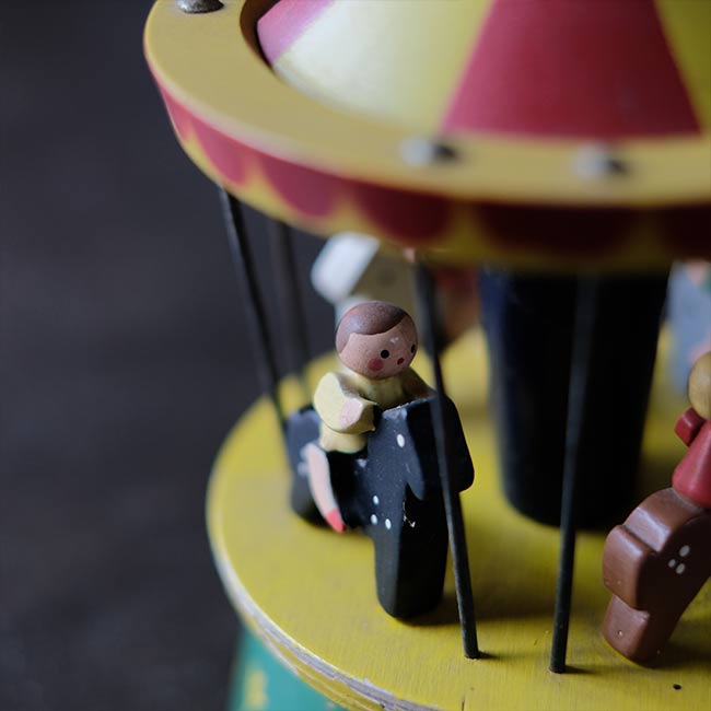 Wooden merry-go-round