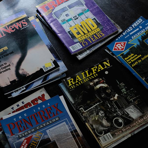 RAILROAD PRESS、RAILFAN、PENTREX、TRAINS、RAIL NEWS 全19冊