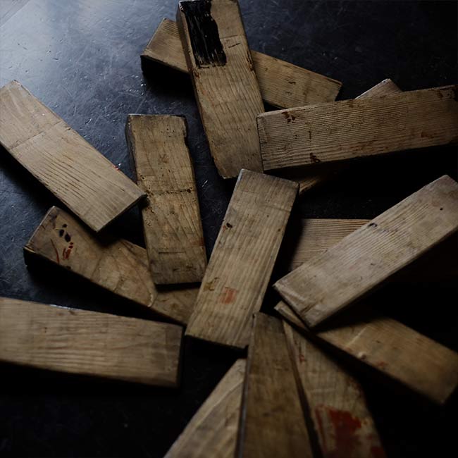 Wood chip set