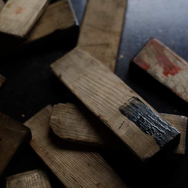 Wood chip set