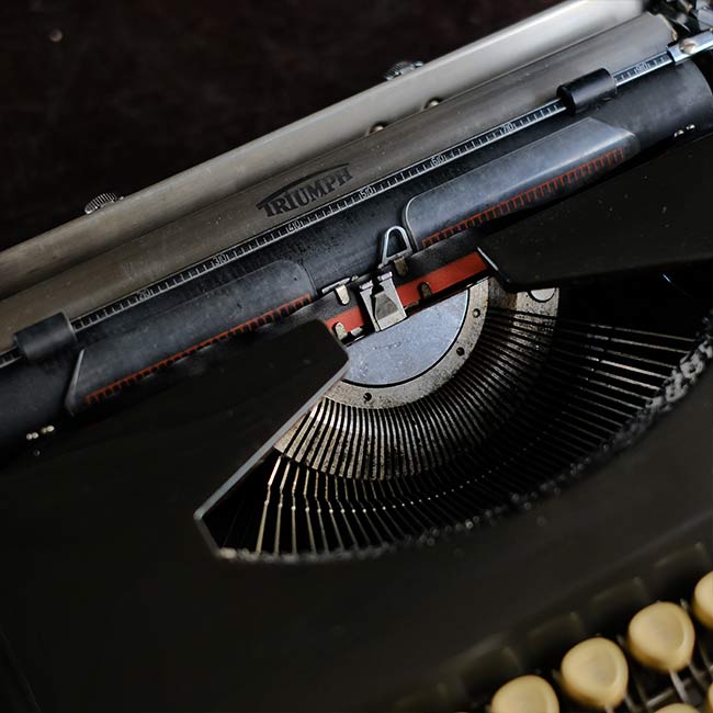 TRIUMPH Tippa S typewriter ink ribbon replaced