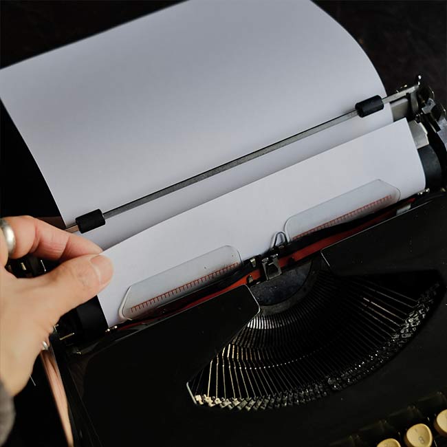 TRIUMPH Tippa S typewriter ink ribbon replaced