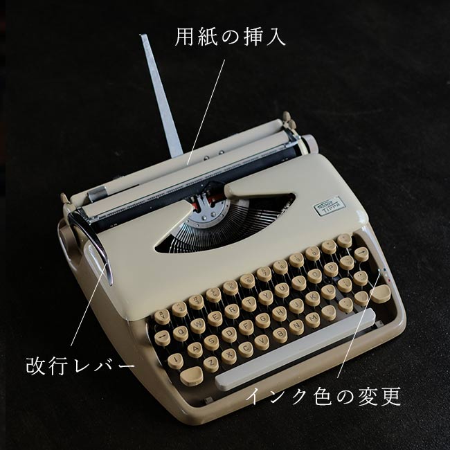 TRIUMPH Tippa タイプライター インクリボン交換済み