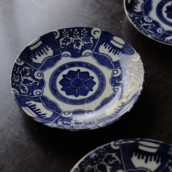 Vase design stamp plate