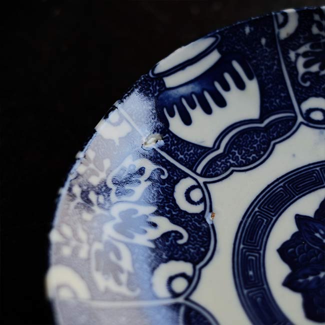 Vase design stamp plate