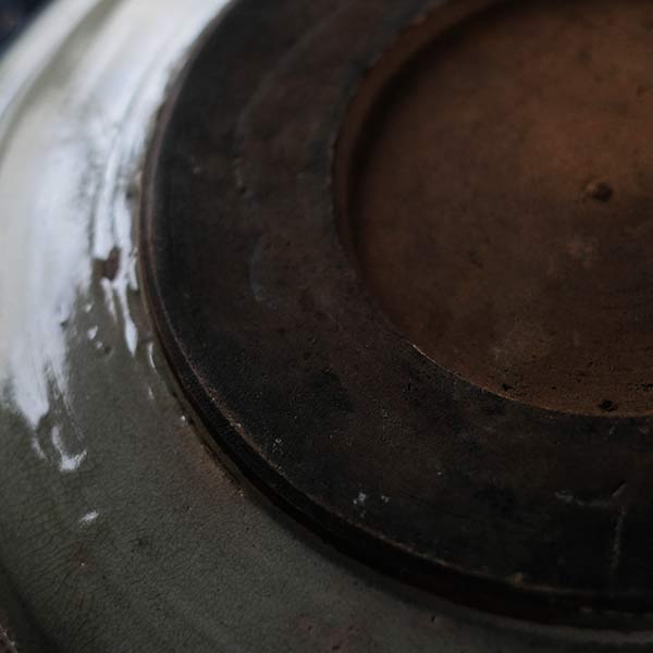 Horse-eye stone plate