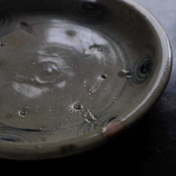 Horse-eye stone plate