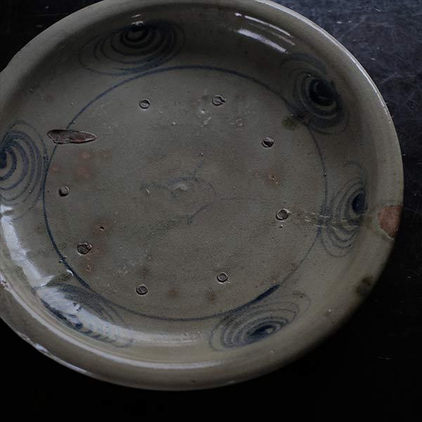 Horse-eye stone plate