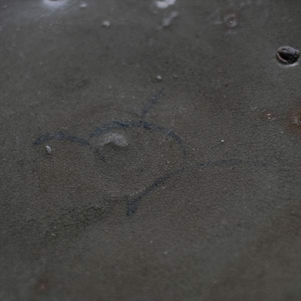 Horse-eye stone plate