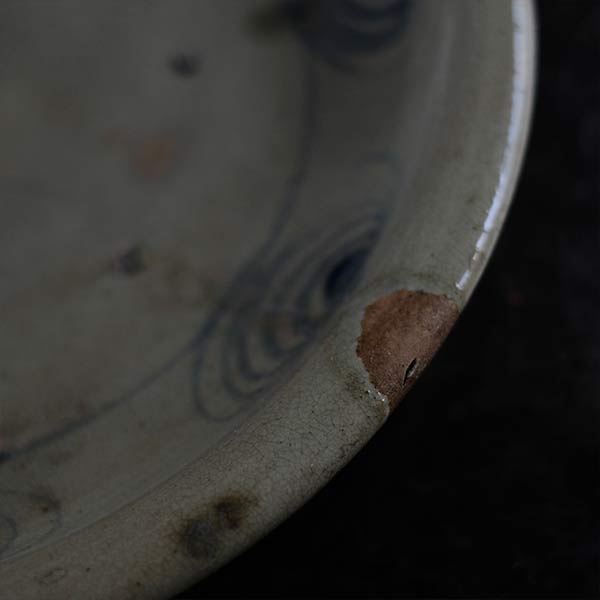 Horse-eye stone plate